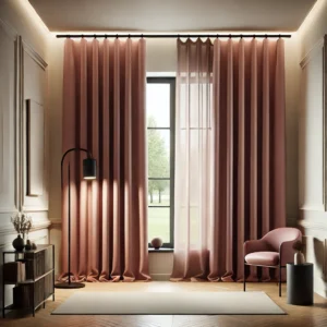 Draperie Uni Diamond   Blackout 90% Roz Prafuit