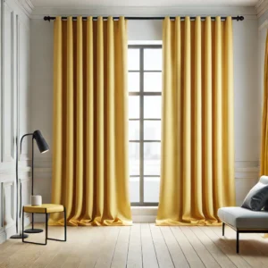 Draperie Uni Diamond   Blackout 90% Galben