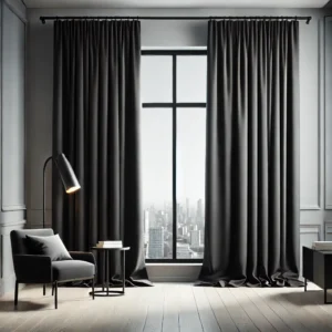 Draperie Uni Diamond   Blackout 90% Negru