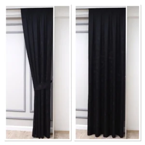 Draperie de Textura EYFEL Negru 20194