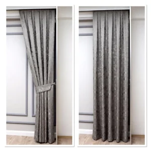 Draperie EYFEL Gri Deschis 20194 L1.5m/H2.55m cu Rejansa de 6cm