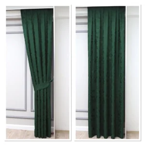 Draperie EYFEL Verde 20194 L2m/H2.10m cu Rejansa de 6cm
