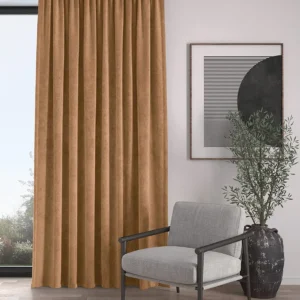 Draperie Petek 14202 Bej  L2m/H2.25m cu Capse Albe