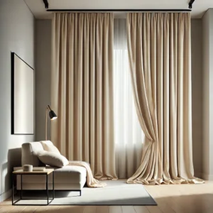 Draperie Uni Diamond   Blackout 90% Bej Light