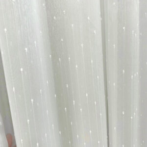 Perdea Cu Model Simplu Puncte Ivory