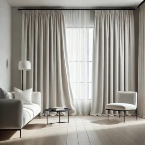 Draperie Uni Diamond   Blackout 90%  Alb