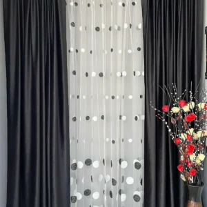 Perdea Buliune Mari Negru