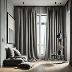 Draperie Uni Diamond   Blackout 90% Gri Grafit