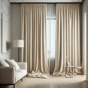 Draperie Uni Diamond   Blackout 100% Ivory