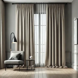 Draperie Uni Diamond Blackout 90% Gri Platinat