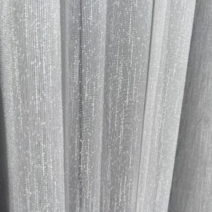 Perdea Milan In Alb L1.35m/H1.50m cu Rejansa de 6 cm