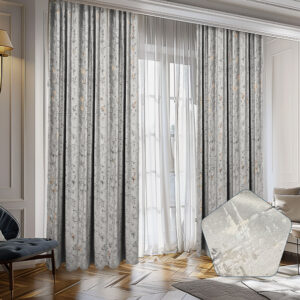 Draperie Luxury Capetown Velvet Blackout 80 % Silver 205