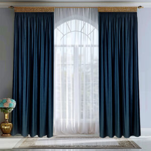 Draperie de Catifea Blackout 70% Navy