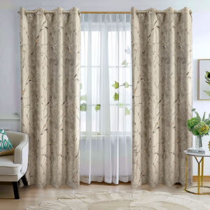 Draperie Luxury Emerald Blackout 80% Crem L2.35m/H2.55m cu  Rejansa de 6cm