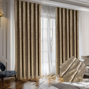 Draperie Luxury Capetown Velvet Blackout 80 % Bej
