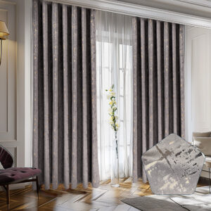 Draperie Luxury Capetown Velvet Blackout 80 % Gri-Rose