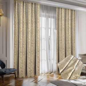 Draperie Luxury Capetown Velvet Blackout 80 % Crem