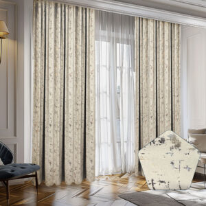 Draperie Luxury Capetown Velvet Blackout 80 % Crem Light