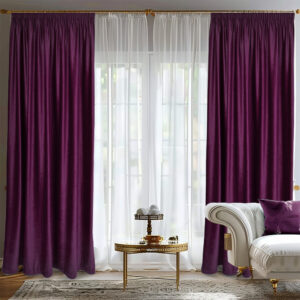 Draperie de Catifea Semi-Opaca 70% Mov