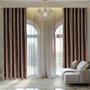 Draperie Luxury Guernica Blackout 80 % Gri  L1.90m/H2.70m cu Rejansa 8 cm