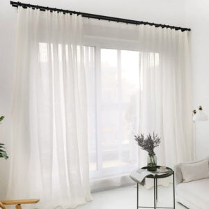 Perdea din Matase Sintetica Ivory