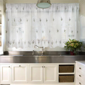 Perdea Pentru Bucatarie cu Lavanda