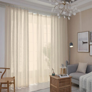 Perdea Keten In Sable Bej