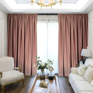 Draperie Uni Soft Rose