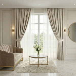 Draperie Lucioasa  de Textura Groasa  Blackout 100% Auriu