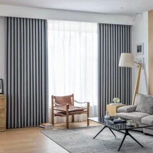 Draperie de Catifea Blackout 90% Gri Mediu L 6m/H 2.46m cu Manopera cu Capse