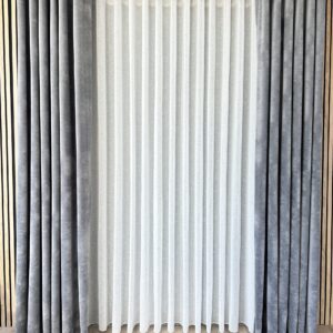 Perdea in Puncte Alb