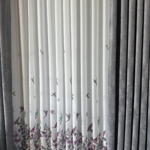 Perdea cu Pasari Colorate