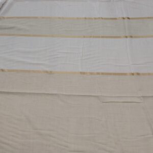 Material de Perdea Cu Dunga Bej