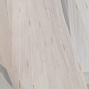 Perdea cu Model Dungi Sclipici  Auriu