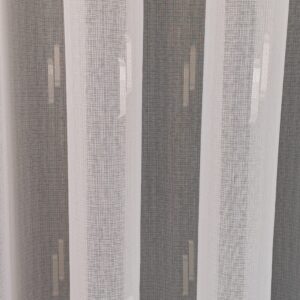 Perdea Cristal din In  Alb cu Model L4.60m/H2.65m cu Rejansa Wave