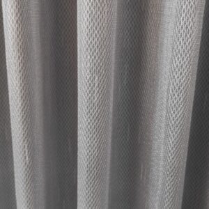 Perdea  Simpla Texturata Gri cu Dunga