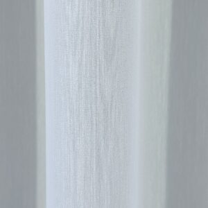 Perdea Casares Texturată Fin Ivory L1.50m/H2.90m cu Rejansa Wave