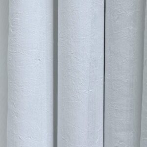 Perdea Matase Creponata Alb