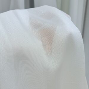 Perdea Triplu Voal cu Sclipici Alb