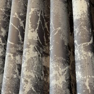 Draperie Elegantă Bella cu Textură Fină Gri/Crem L4.70m/H2.60 m cu Rejansa Wave