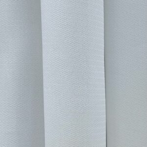 Perdea Aspen – Triplu Voal Texturat cu Efect Sclipire, Alb