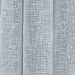 Perdea de In cu Efect Sclipire Alb