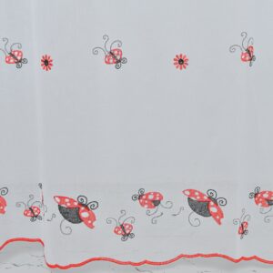 Perdea IN Pentru Bucatarıe cu Gargarıta L 5m/H2.55 cu Rejansa de Bara