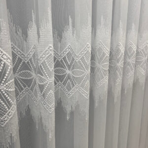 Perdea Brodata Model Elegant L5m/H2.20m cu Rejansa de 6cm