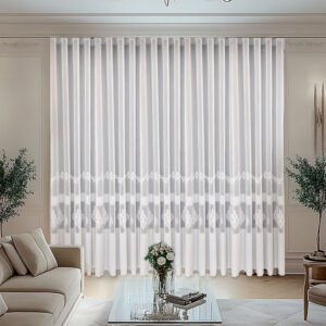Perdea Premium Parashie cu Broderie Alba 24999