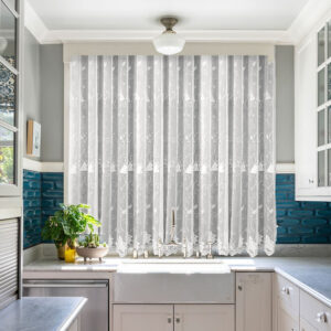 Perdea Brodata Bucatarie Fructissimo Alb 25PR164