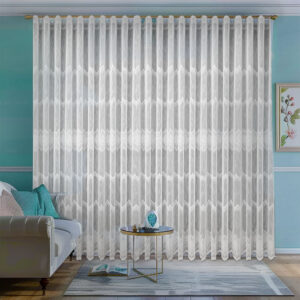 Perdea Luxury  Sofia cu Broderie  Alb 12737