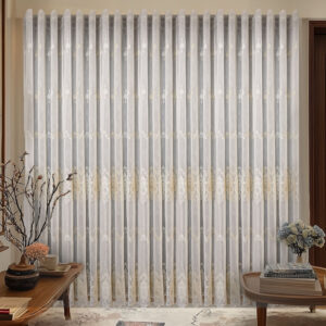 Perdea Autentica Clara cu Broderie  Crem 12693