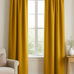 Draperie de Catifea Amsterdam Blackout 90% Mustar L2.50/H2.73 Rejansa 8