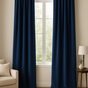 Draperie de Catifea Amsterdam Blackout 90%Albastru Marin